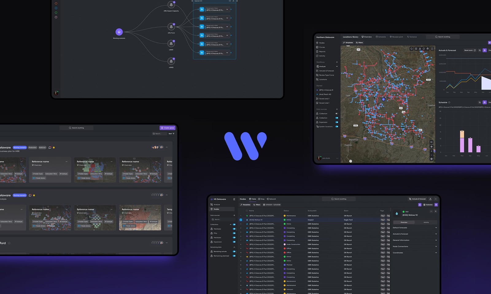 Wave enterprise energy planning tool interface