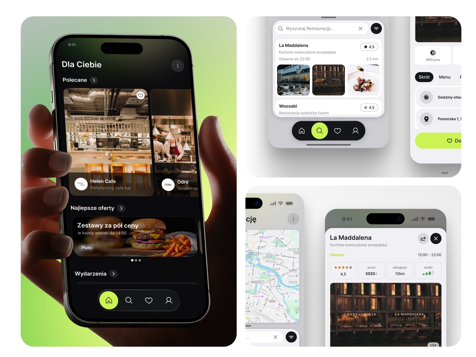 Yummmly mobile app screens